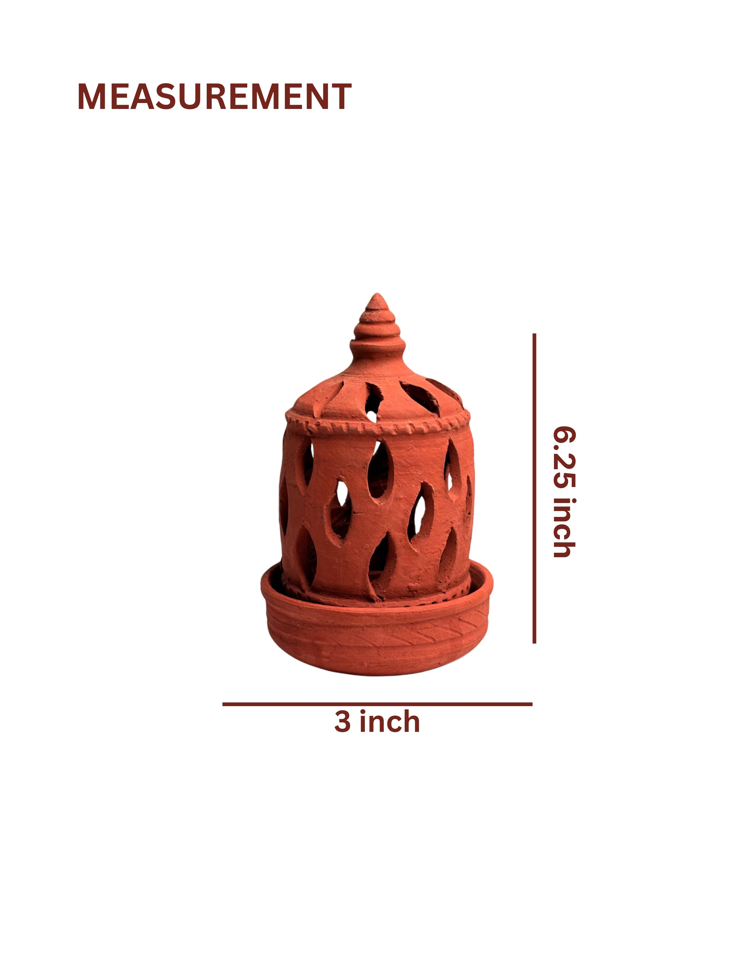 Terralume — Handcrafted Terracotta Clay Lamp