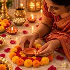 Terracotta Diya Set of 6 — Handmade Natural Clay Diyas with Embossed Lotus & Leaf Design