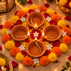 Terracotta Diya Set of 8 — Handmade Natural Clay Diyas with Rustic Textured Rim