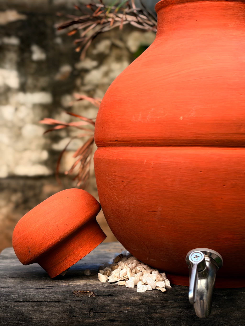 Terra Sphere — Large Handcrafted Terracotta Sculpture
