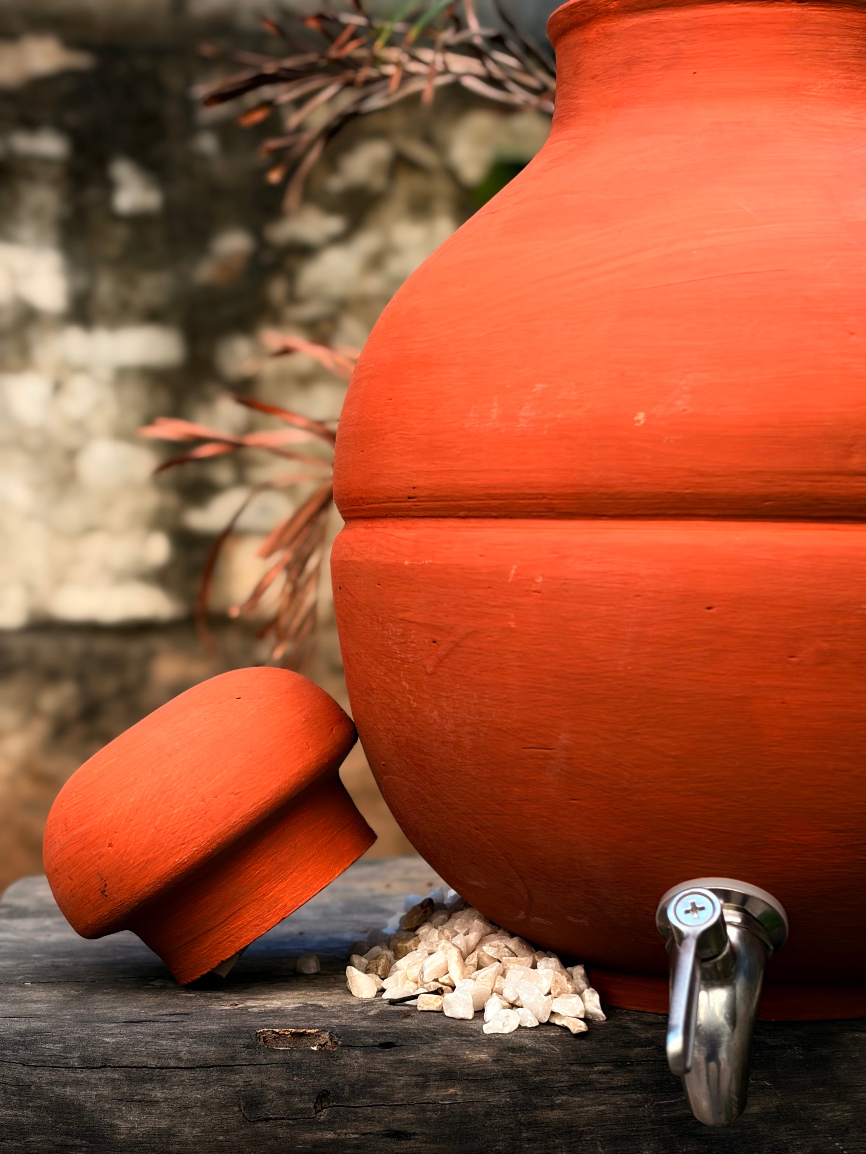Terra Sphere — Large Handcrafted Terracotta Sculpture