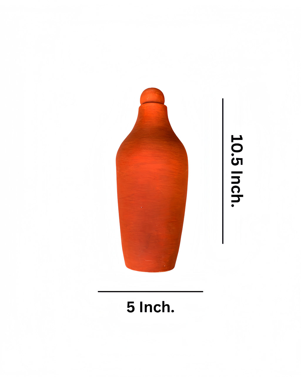 Terra Earth Elixir — Handmade Terracotta Water Bottle 500ml