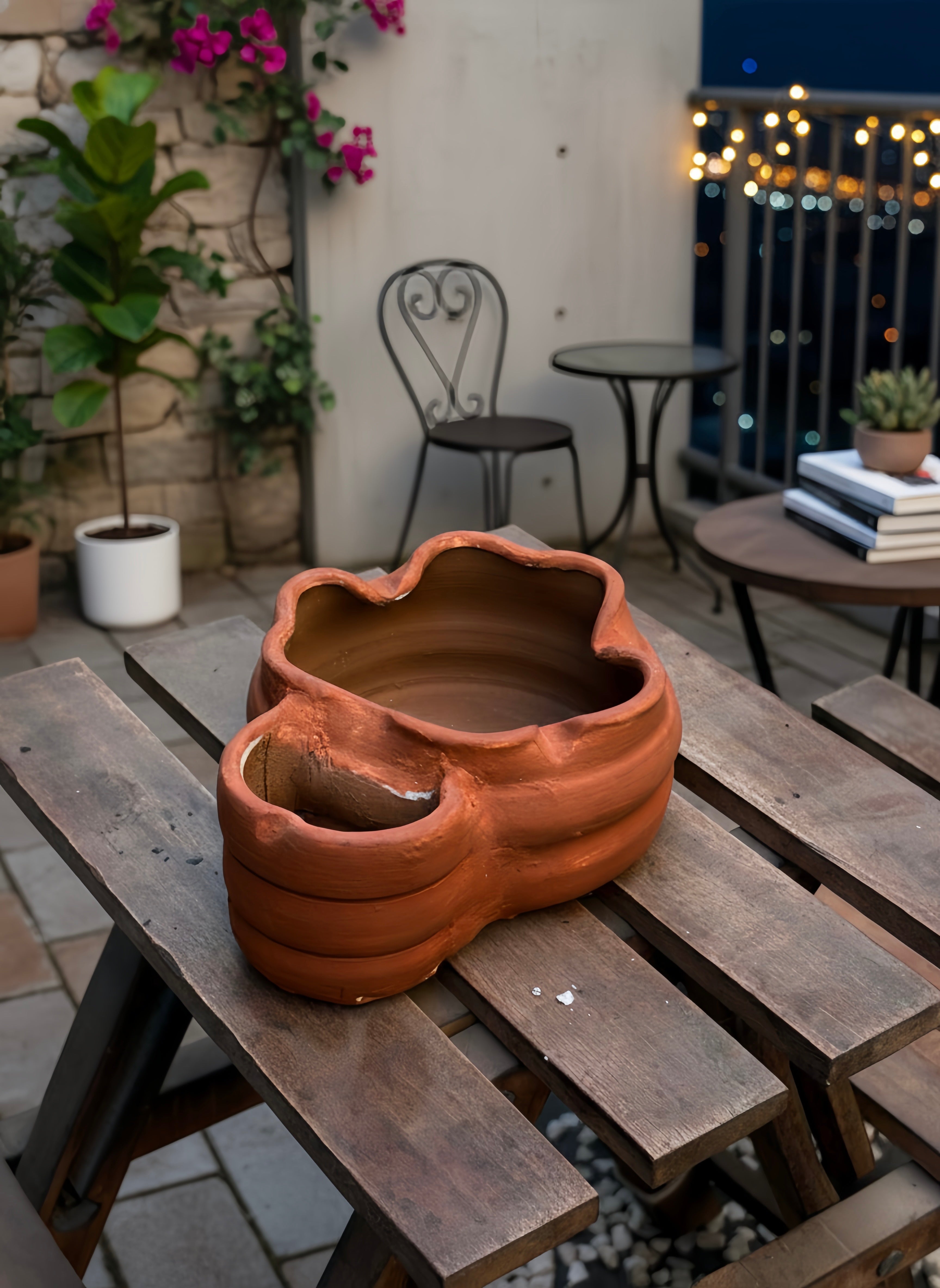 Clay & Coal 2.0 — Handcrafted Terracotta Ash Tray