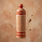 Terracotta Water Bottle - Handcrafted terracotta earthenware by Soul Of Soil - View 4