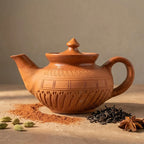 Terracotta Teapot - Handcrafted terracotta earthenware by Soul Of Soil - View 3
