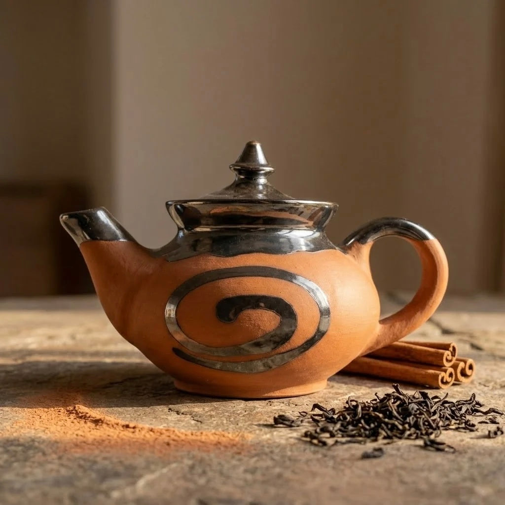 Terracotta Teapot - Handcrafted terracotta earthenware by Soul Of Soil - View 2