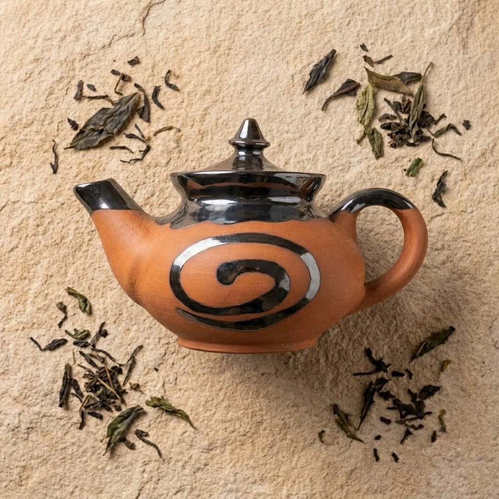 Terracotta Teapot - Handcrafted terracotta earthenware by Soul Of Soil - View 4