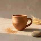Terracotta Coffee Cup - Handcrafted terracotta earthenware by Soul Of Soil - View 3