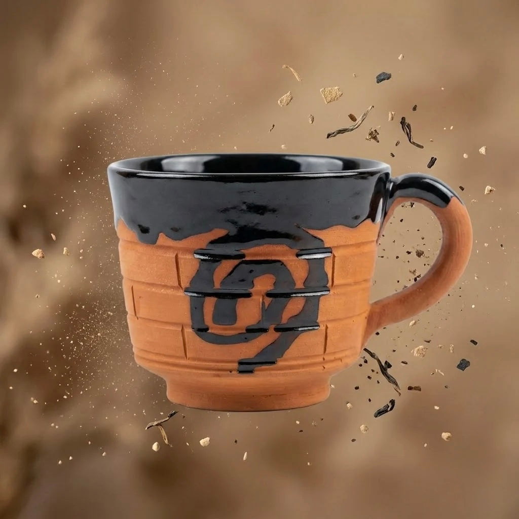 Terracotta Coffee Cup - Handcrafted terracotta earthenware by Soul Of Soil - View 4