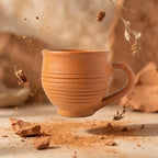 Terracotta Coffee Cup - Handcrafted terracotta earthenware by Soul Of Soil - View 3