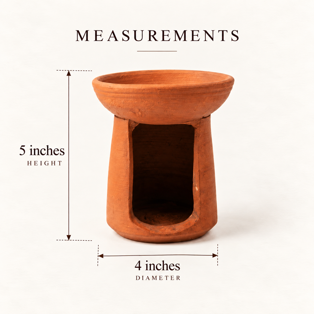 Dhyana Vessel - Handcrafted terracotta earthenware by Soul Of Soil - View 4