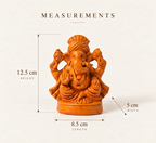 Terracotta Ganesha Idol - Handcrafted terracotta earthenware by Soul Of Soil - View 6