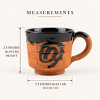 Terracotta Coffee Cup - Handcrafted terracotta earthenware by Soul Of Soil - View 5