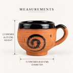 Terracotta Coffee Cup - Handcrafted terracotta earthenware by Soul Of Soil - View 5