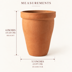 Terra Veda Planter - Handcrafted terracotta earthenware by Soul Of Soil - View 5