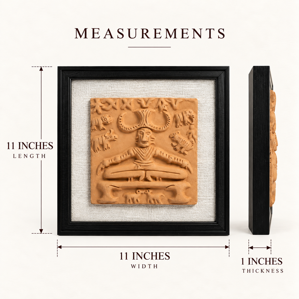 Terracotta Deity Wall Art - Handcrafted terracotta earthenware by Soul Of Soil - View 5