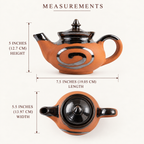 Terracotta Teapot - Handcrafted terracotta earthenware by Soul Of Soil - View 5