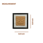 Terracotta Deity Wall Art — Framed Indus Valley Figure Relief Plaque
