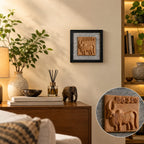 Terracotta Bull Wall Plaque - Handcrafted terracotta earthenware by Soul Of Soil - View 2