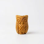 Terracotta Owl Figurine — Handcrafted Clay Owl Sculpture for Wisdom, Wealth Attraction & Prosperity