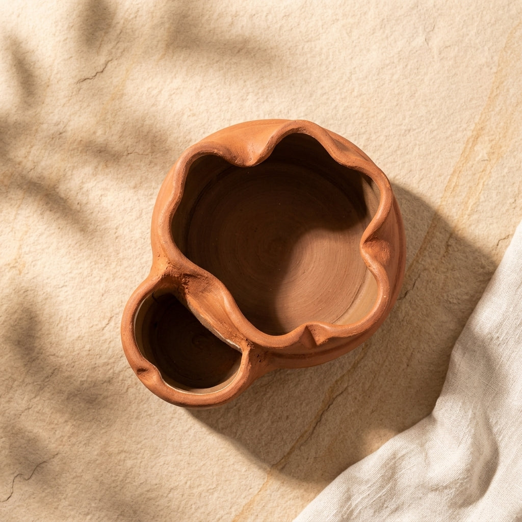 Clay & Coal 2.0 — Handcrafted Terracotta Ash Tray