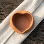 Terracotta Heart Shape Flower Pot — Handmade Clay Planter