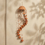 Terracotta Wind Chime — Handcrafted Clay Bell Wind Chime with Bird Motifs