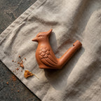 Terracotta Bird Whistle — Handcrafted Clay Bird Figurine & Functional Whistle