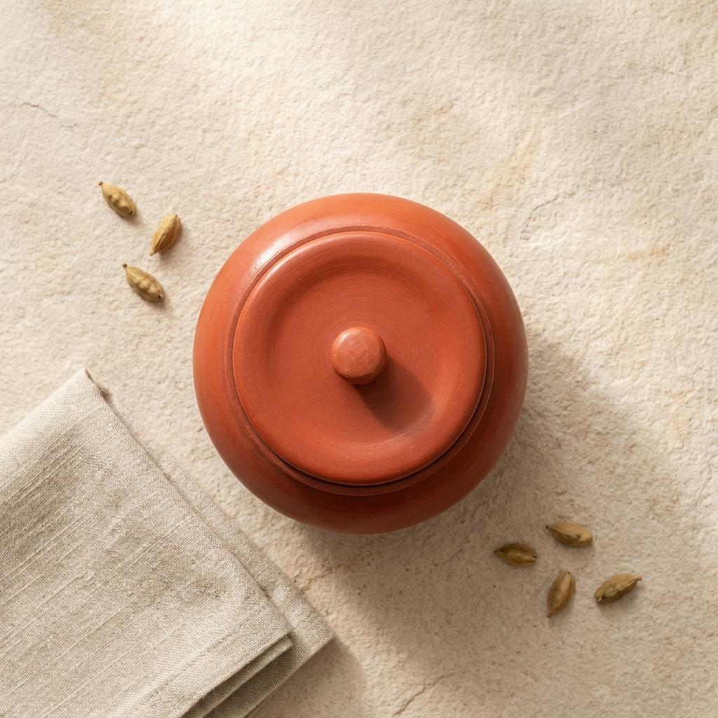 Terracotta Curd Maker — Handmade Clay Fermenting Jar