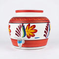 Terracotta Water Pot with Tap — Hand-Painted Matka Dispenser