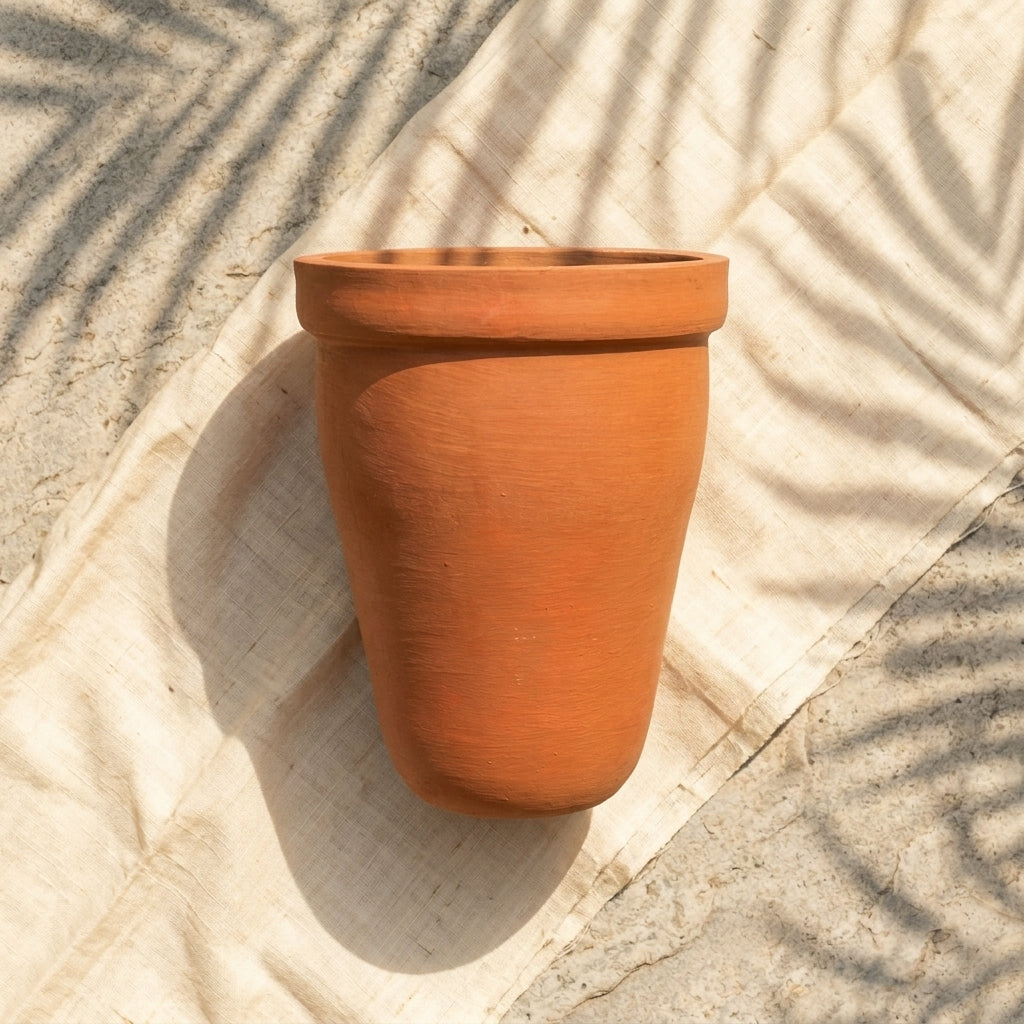 Terra Veda Planter — Handmade Terracotta Plant Pot
