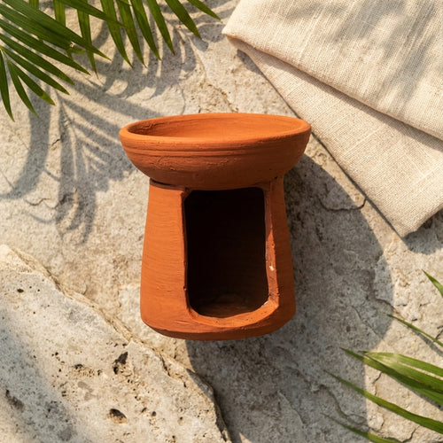 Dhyana Vessel — Handcrafted Terracotta Decorative Pot