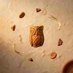 Terracotta Owl Figurine — Handcrafted Clay Owl Sculpture for Wisdom, Wealth Attraction & Prosperity
