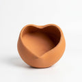 Terracotta Heart Shape Flower Pot — Handmade Clay Planter