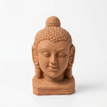Terracotta Buddha Head — Handcrafted Clay Sculpture for Home & Meditation