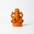Terracotta Ganesha Idol — Handcrafted Clay Statue with Hand-Painted Finish