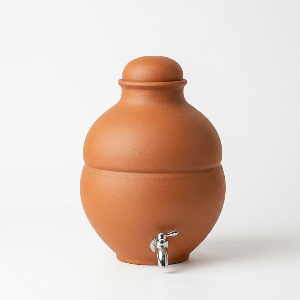 Terra Sphere — Large Handcrafted Terracotta Sculpture