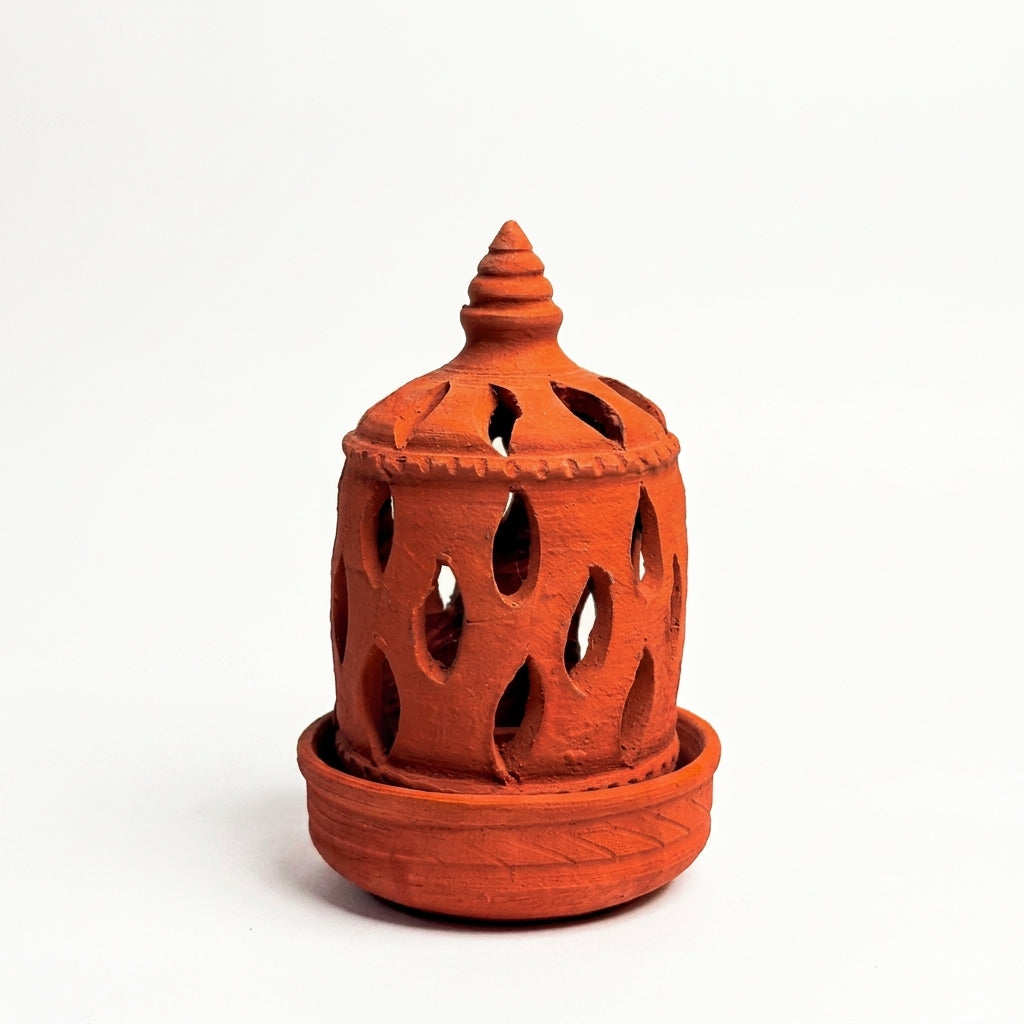 Terralume — Handcrafted Terracotta Clay Lamp