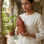 Terra Earth Elixir — Handmade Terracotta Water Bottle 1000ml