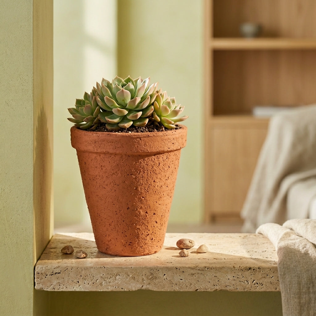 Terra Veda Planter — Handmade Terracotta Plant Pot