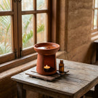 Dhyana Vessel — Handcrafted Terracotta Decorative Pot